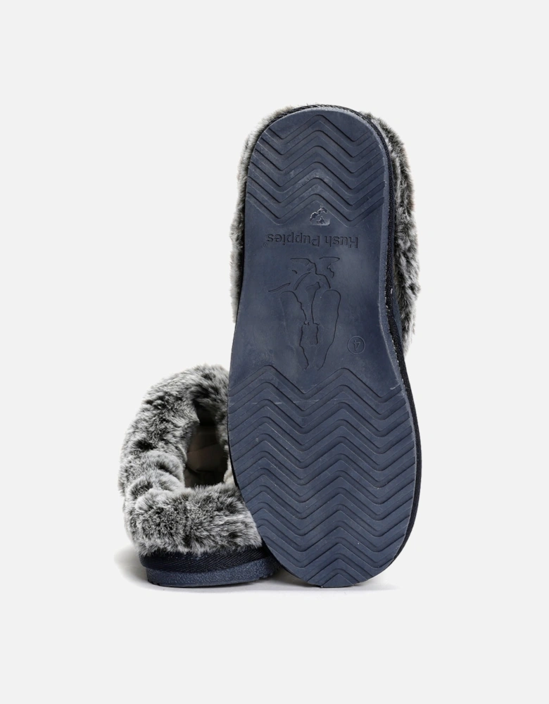 Amara Suede Women's Navy Slippers