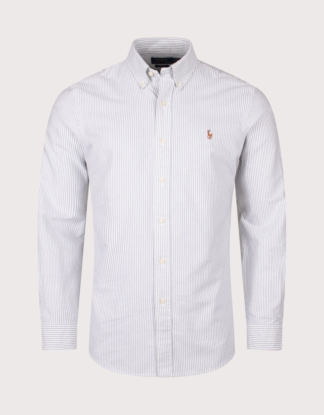 Custom Fit Striped Oxford Shirt, 4 of 3