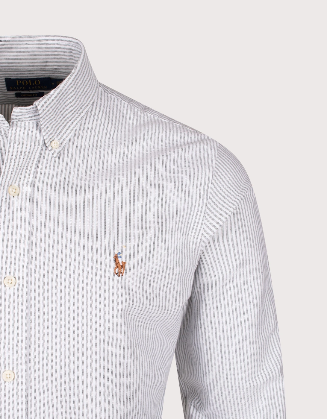 Custom Fit Striped Oxford Shirt