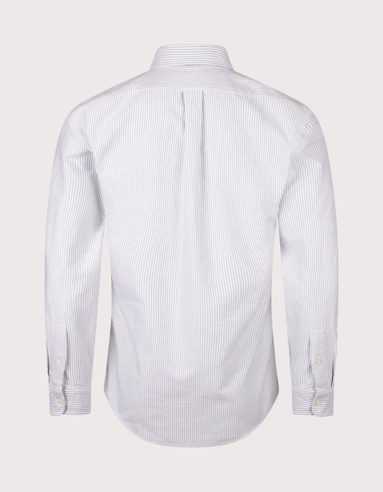 Custom Fit Striped Oxford Shirt
