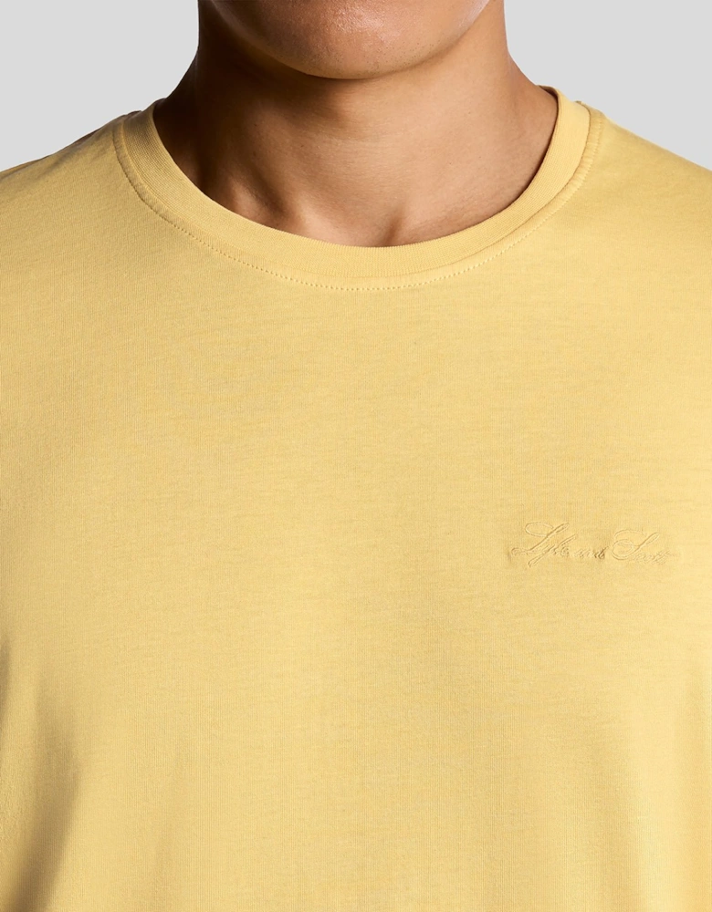 Superfine Cotton Script T-Shirt