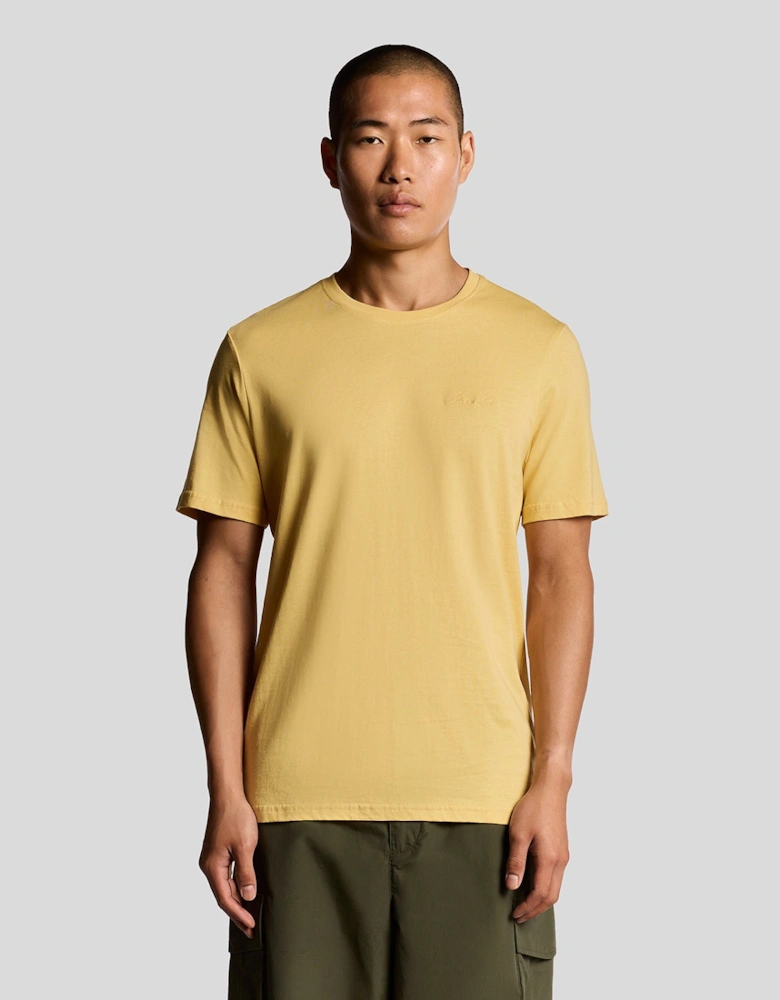 Superfine Cotton Script T-Shirt