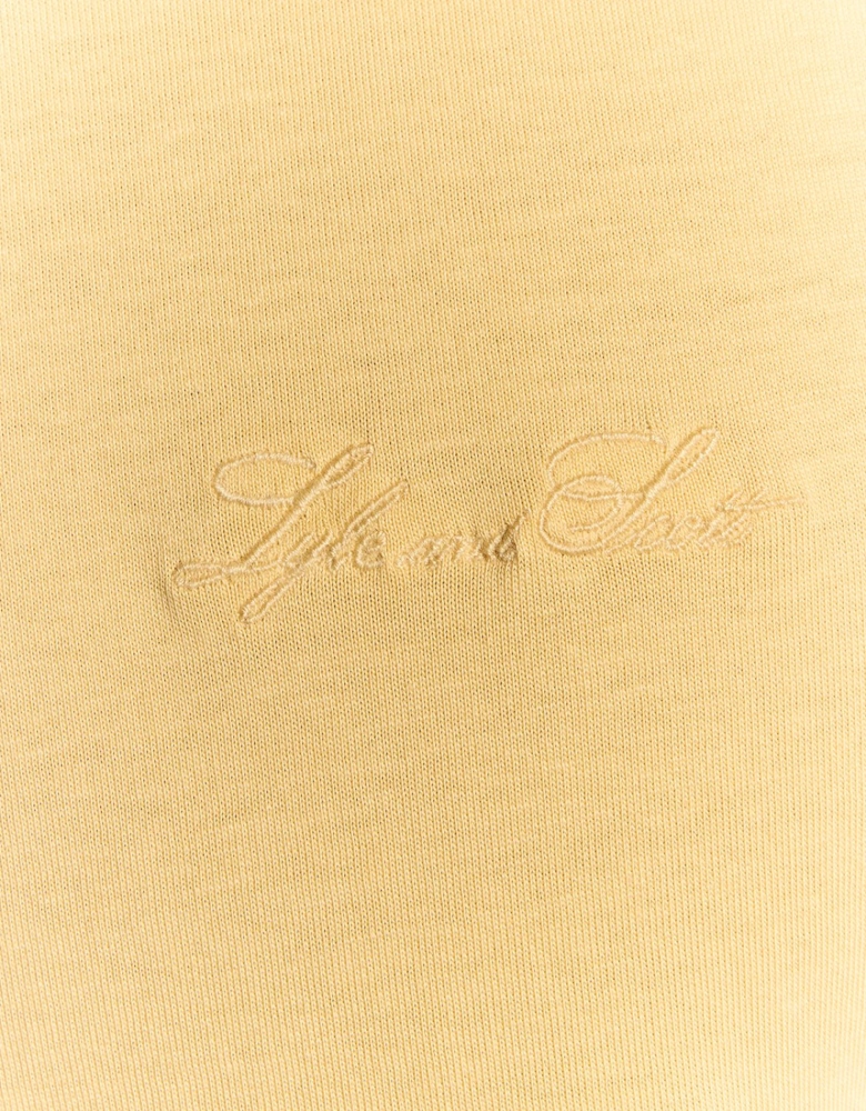 Superfine Cotton Script T-Shirt