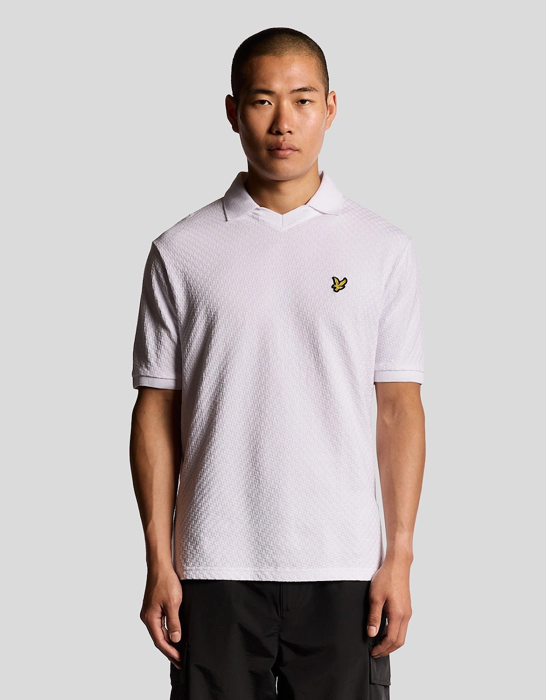 Lyle And Scott Men's Purple Football Collar Polo Shirt - : M