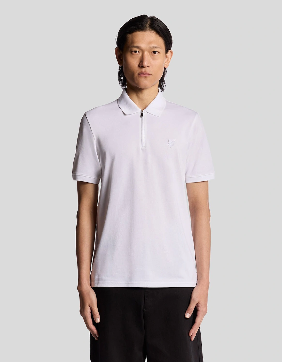 Superfine Cotton Zip Polo Shirt, 7 of 6