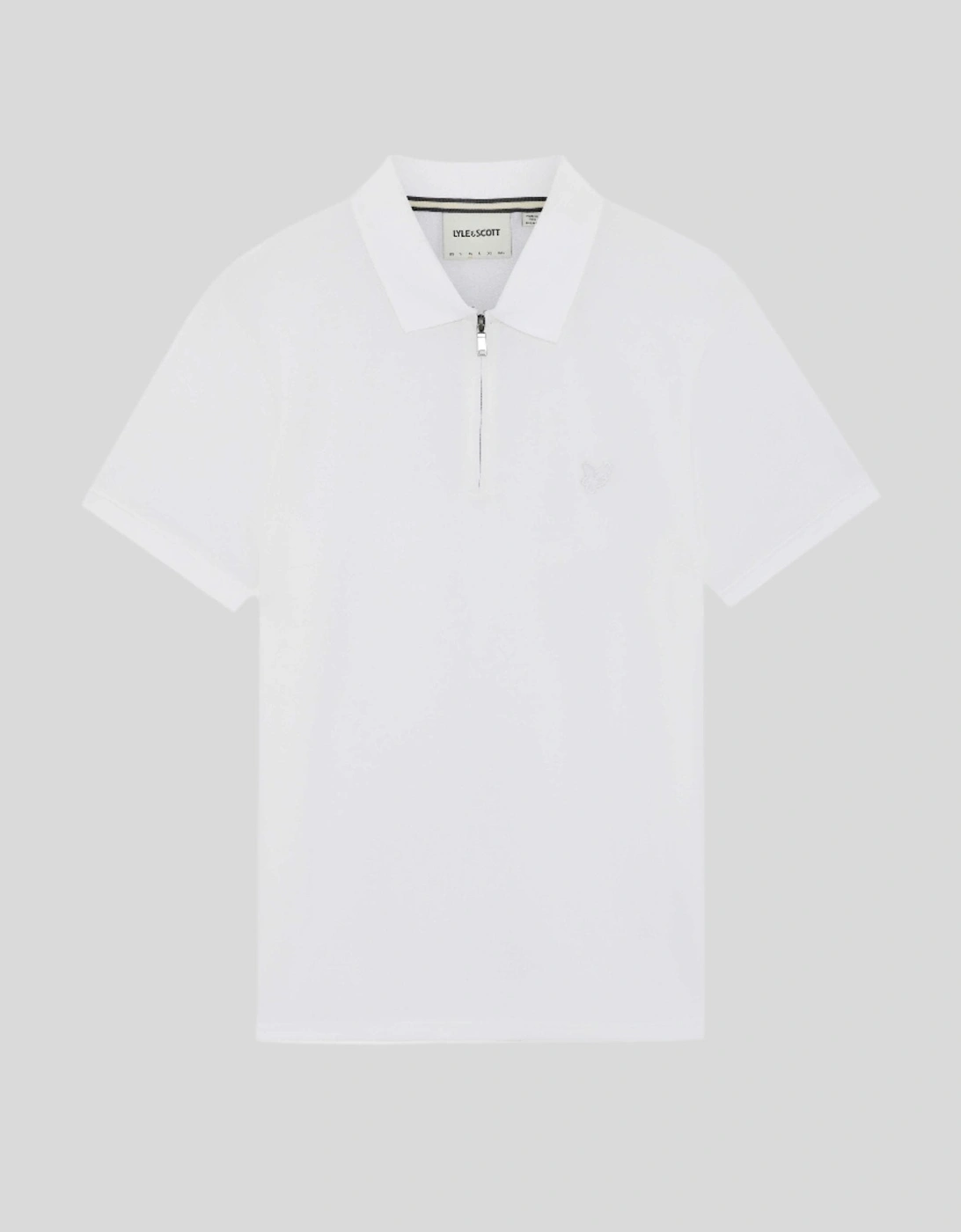 Superfine Cotton Zip Polo Shirt