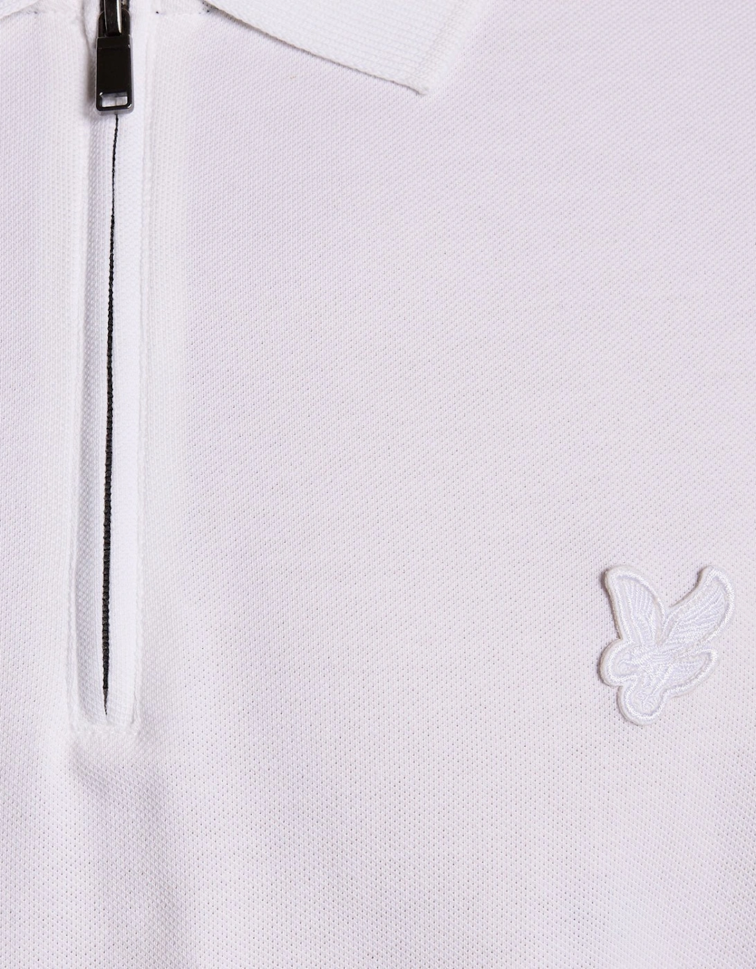 Superfine Cotton Zip Polo Shirt