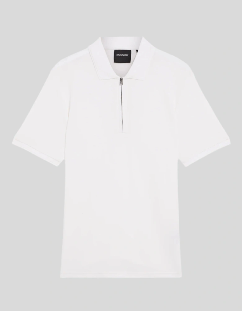 Ottoman Half Zip Polo Shirt