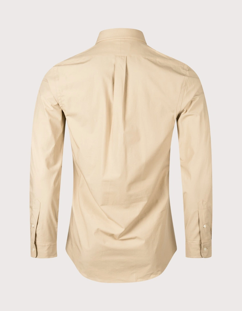 Slim Fit Stretch Poplin Shirt