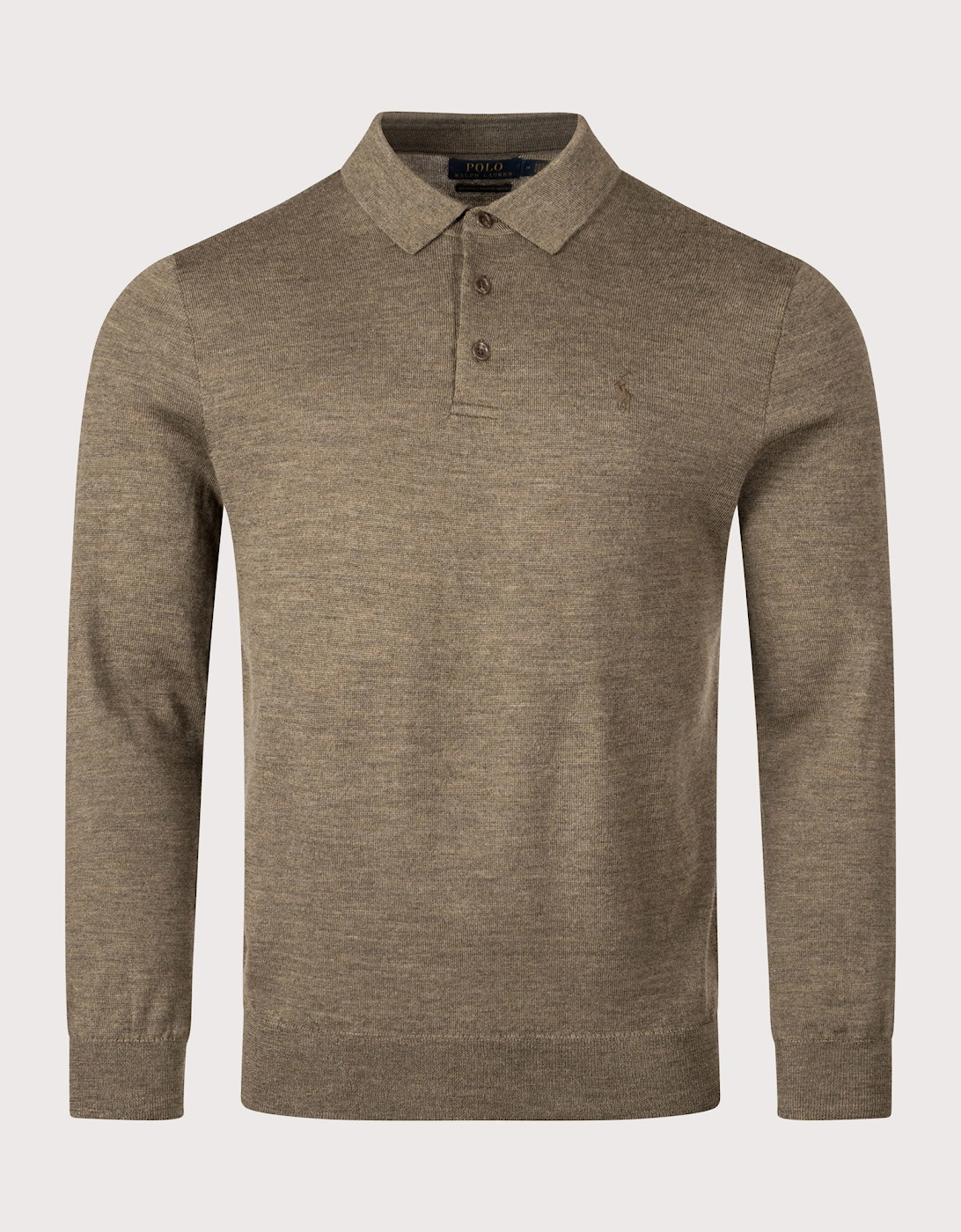 Knitted Long Sleeve Polo Shirt, 4 of 3
