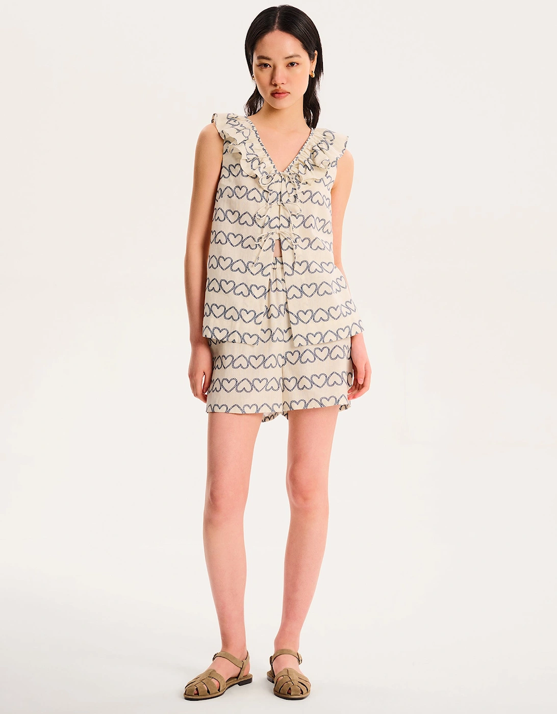 Rachael Heart Print Top, 6 of 5