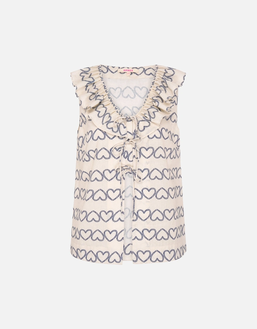 Rachael Heart Print Top