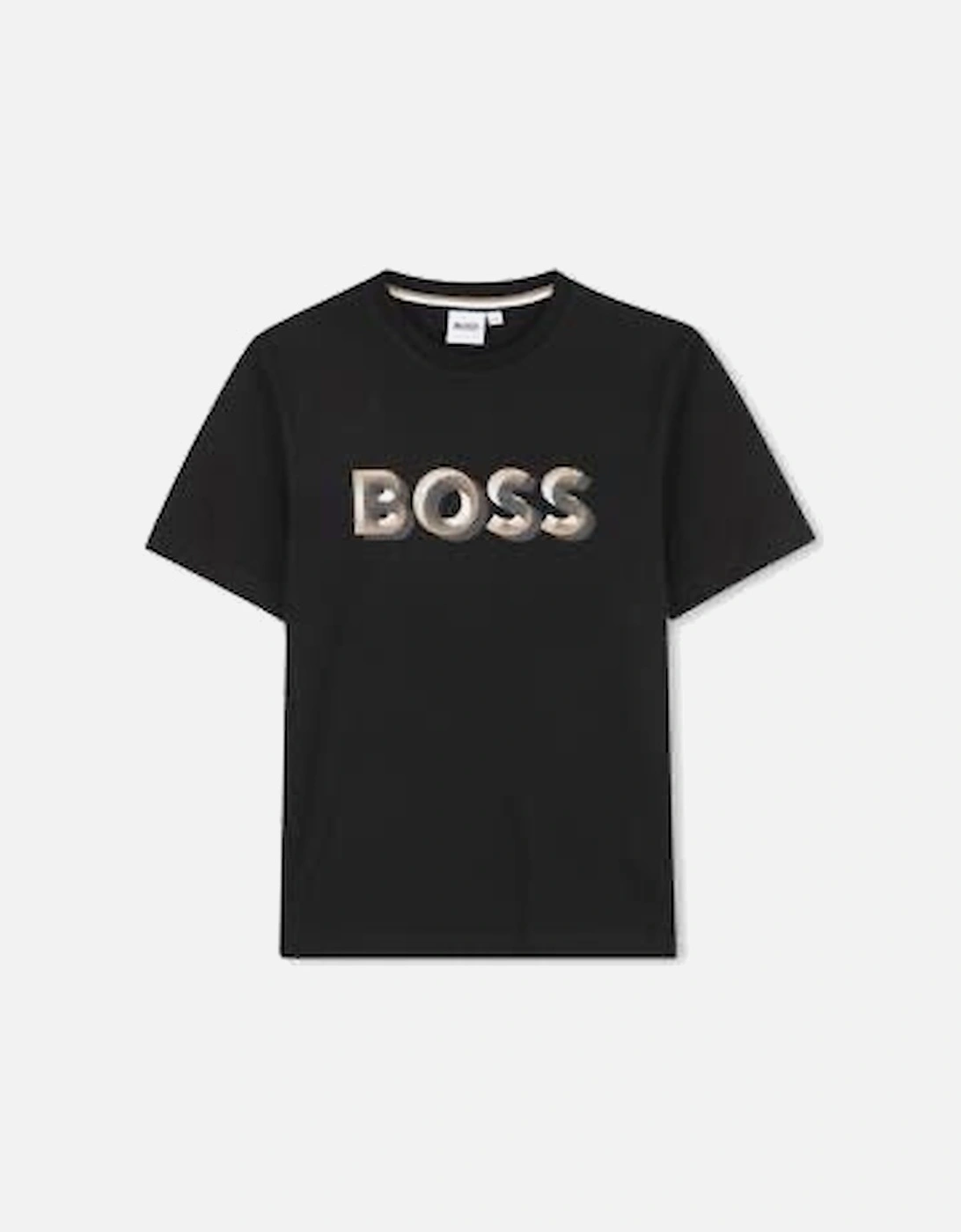 BOSS BOYS BLACK T SHIRT J52360, 2 of 1