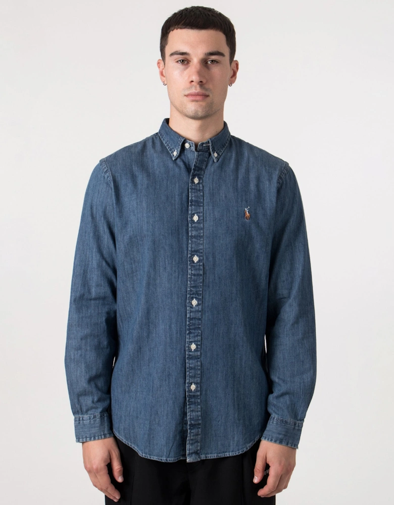 Slim Fit Denim Shirt