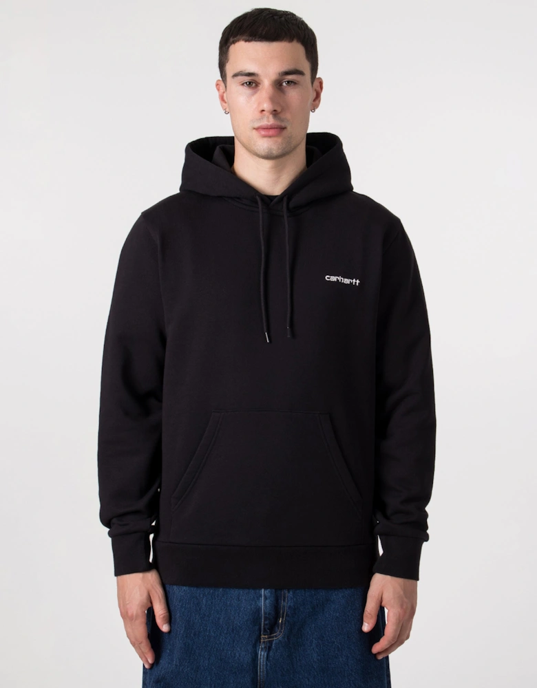Script Embroidery Hoodie