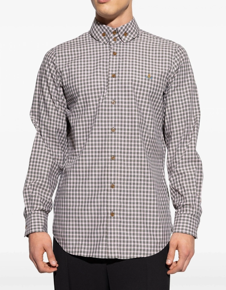2 Button Krall Shirt Beige