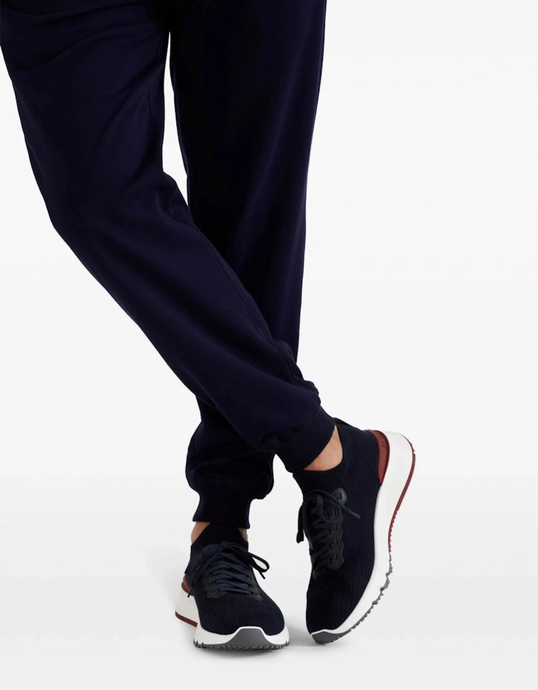 Stretch Knit Sneakers Navy