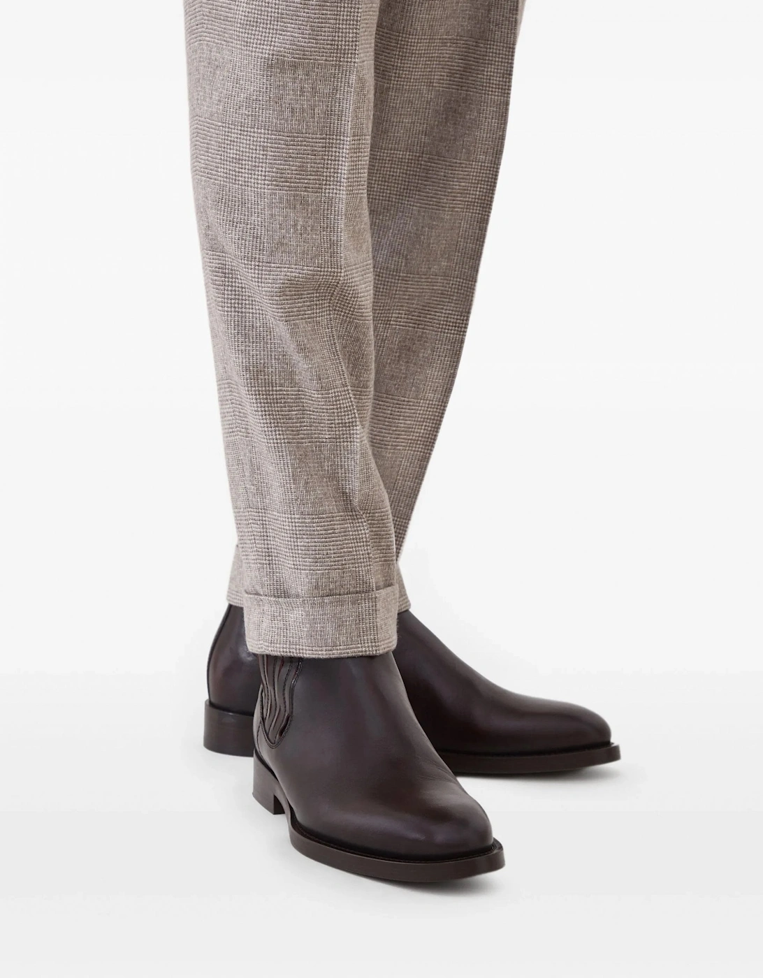 Leather Chelsea Boots Brown