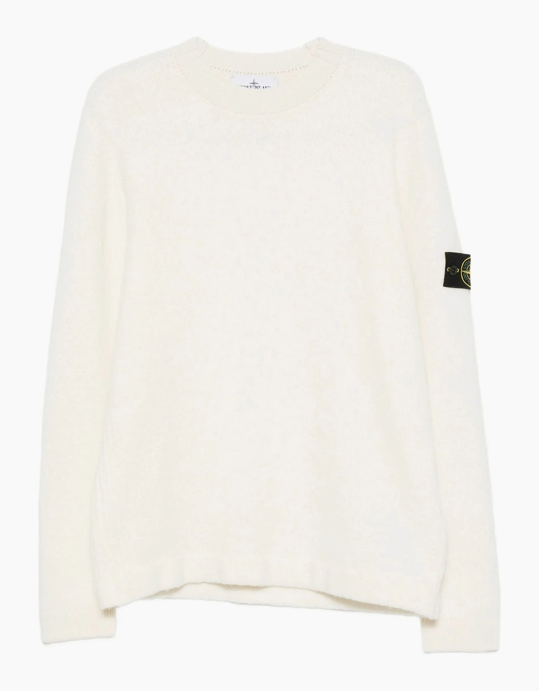 Stone Island Men's S00N2 Crewneck Sweater Cream - Size: 42