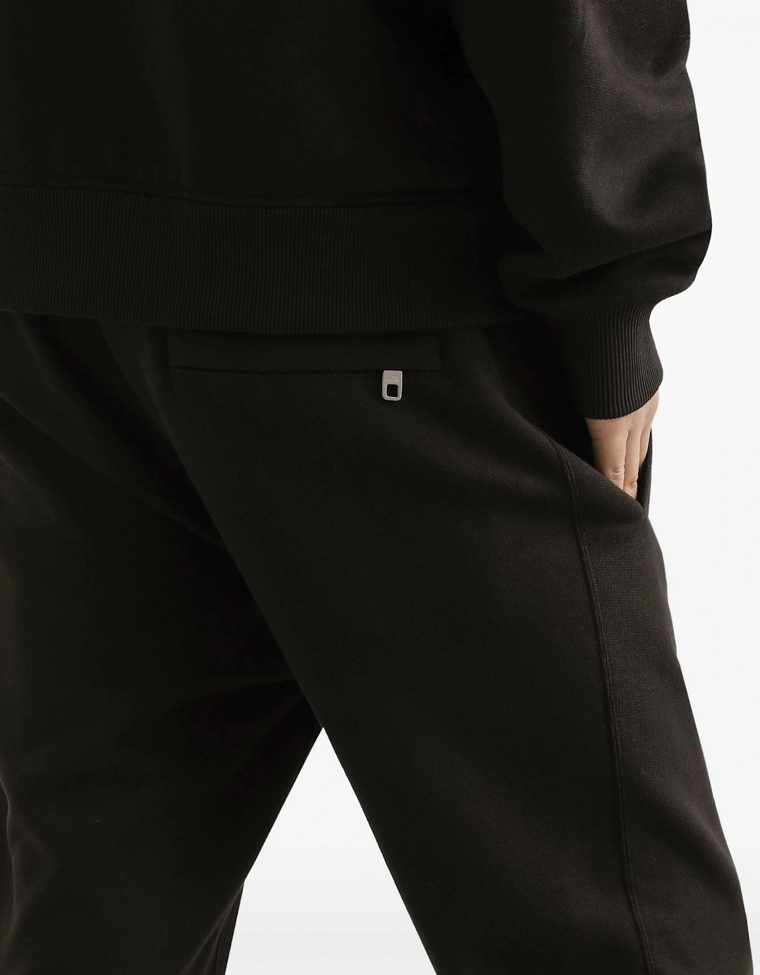 Embellished Logo Joggers Black