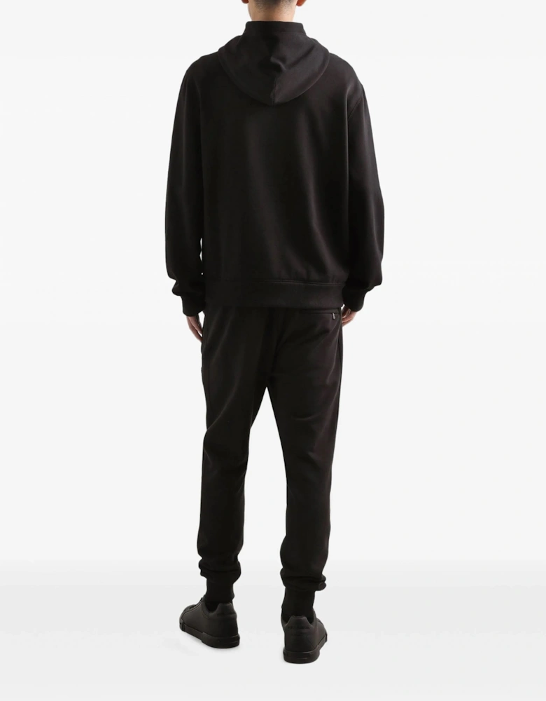 Embellished Logo Joggers Black