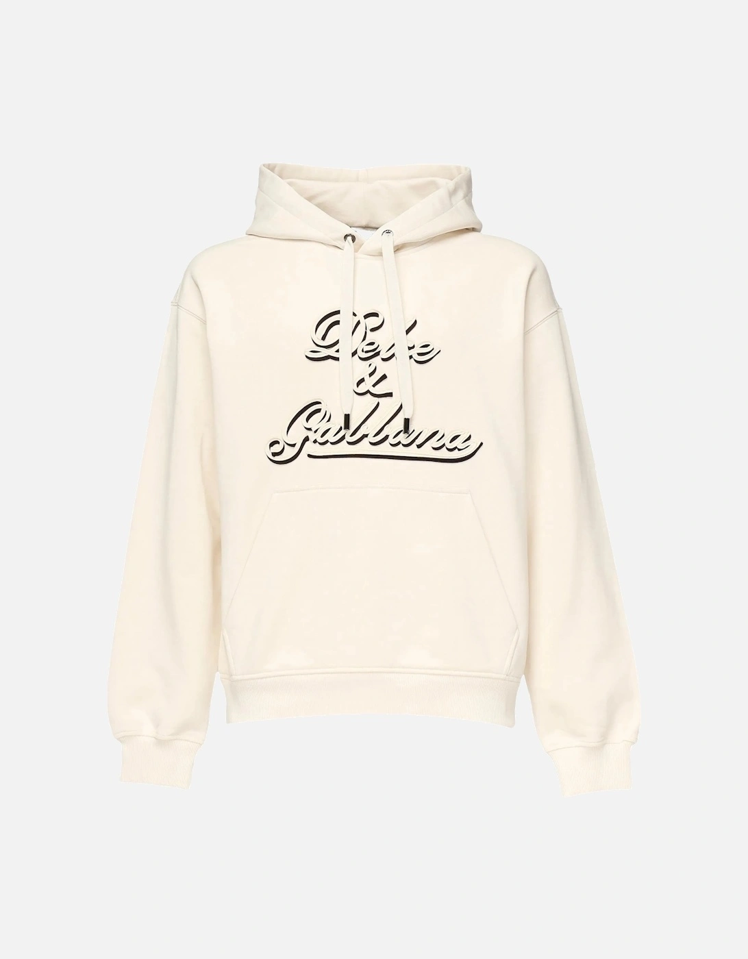 Relaxed Fit Logo Hooded Top Beige, 4 of 3
