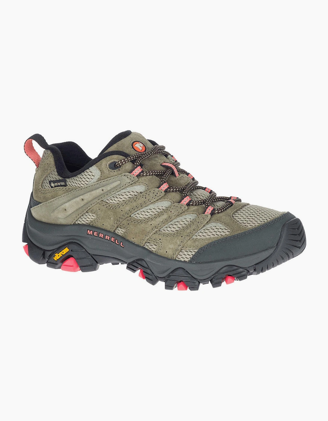 Women's Merrell Womens Moab 3 Mid GORE-TEX Walking Boots - Green - Size: 5