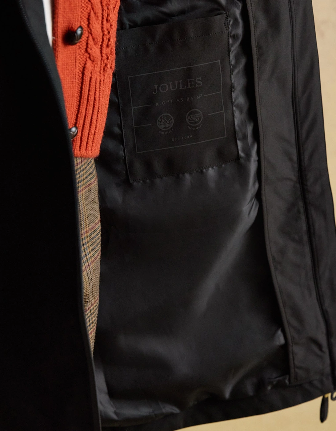 RAINAWAY Womens Raincoat Black
