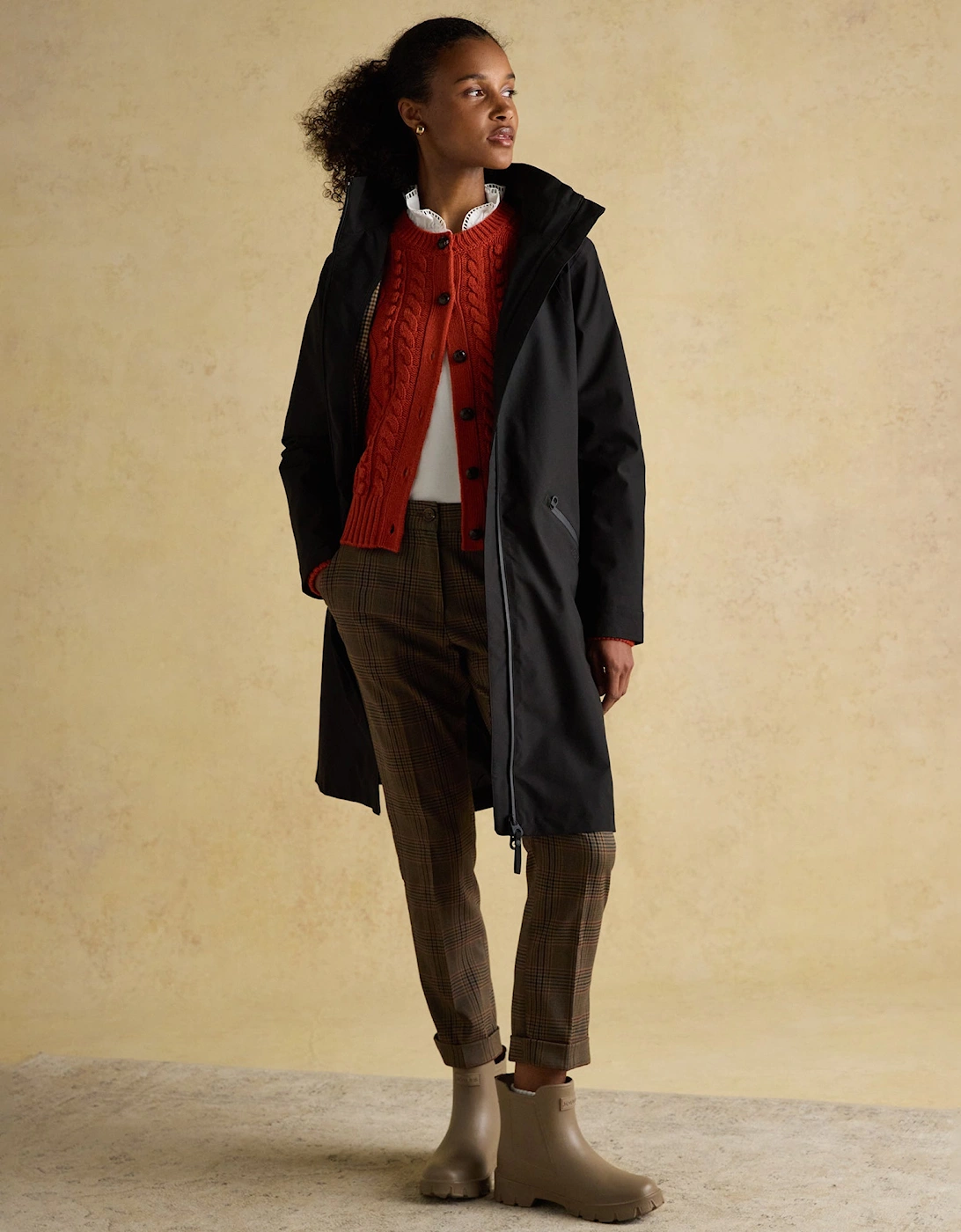 RAINAWAY Womens Raincoat Black, 6 of 5