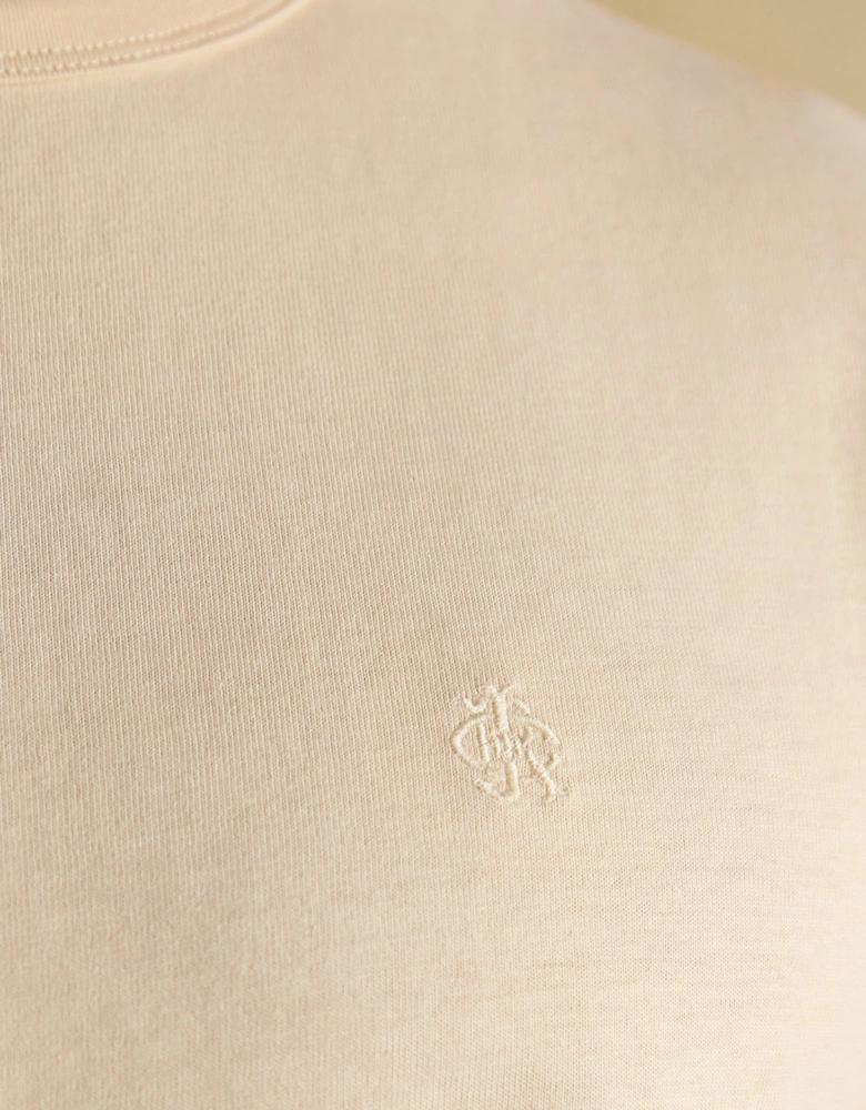 RUGBY CLUB TEE Mens T Shirt Cream