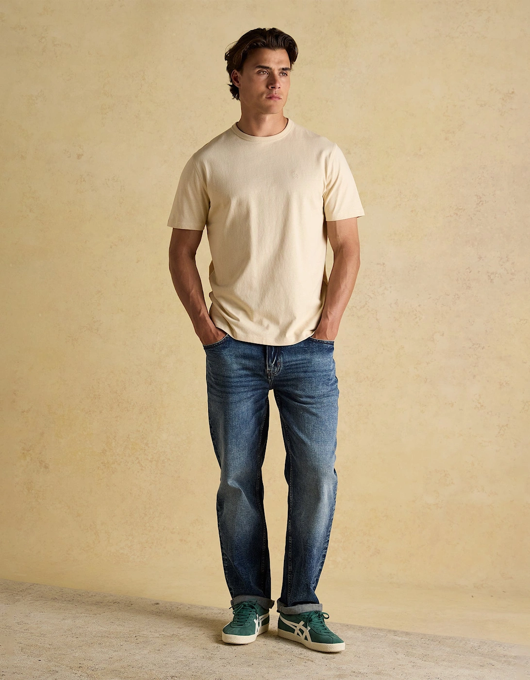 RUGBY CLUB TEE Mens T Shirt Cream