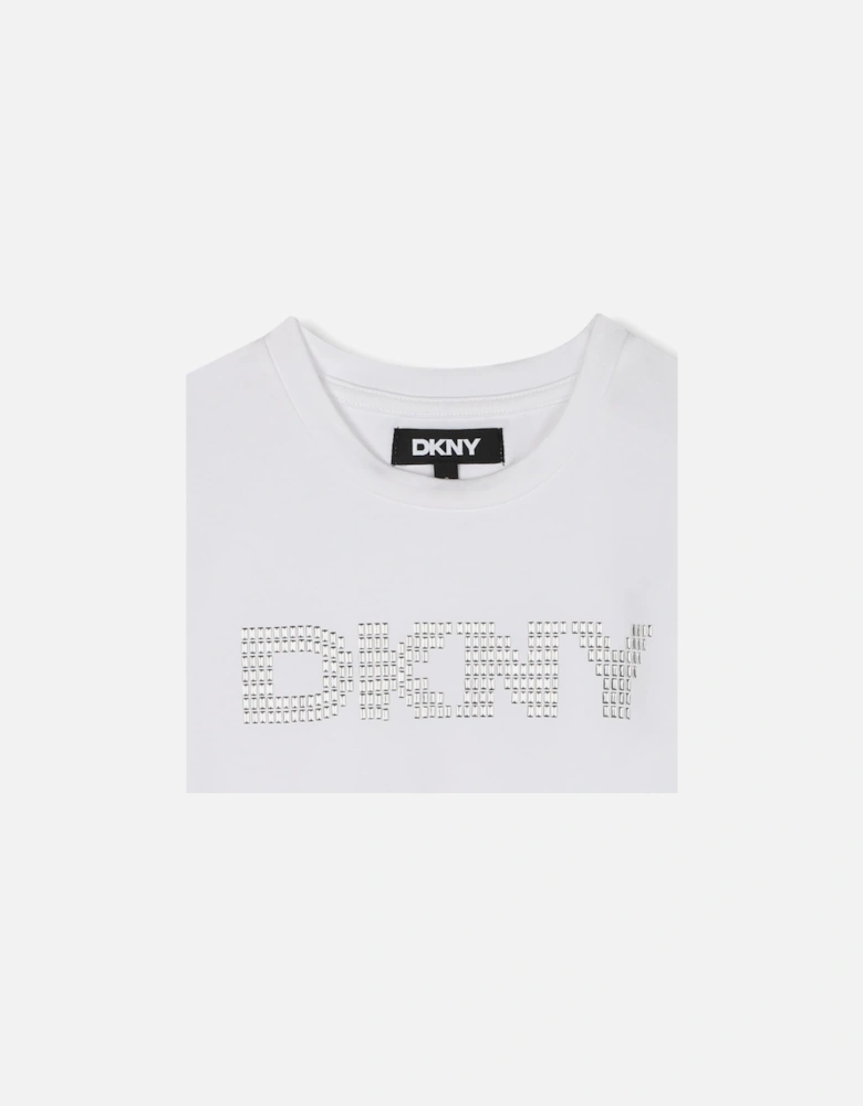 GIRLS WHITE T SHIRT D62406