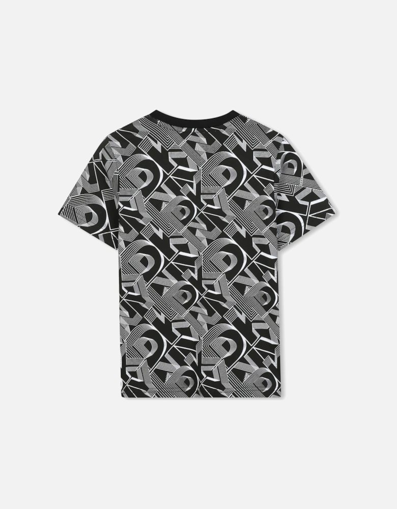 BLACK/WHITE T SHIRT D62461