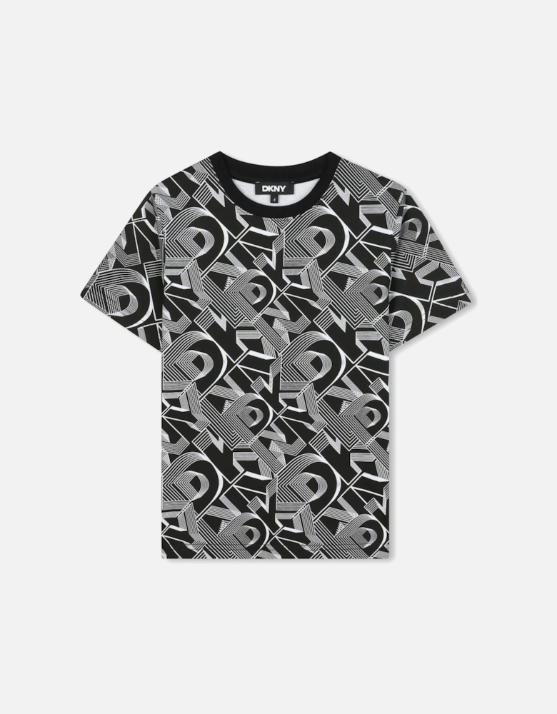 BLACK/WHITE T SHIRT D62461