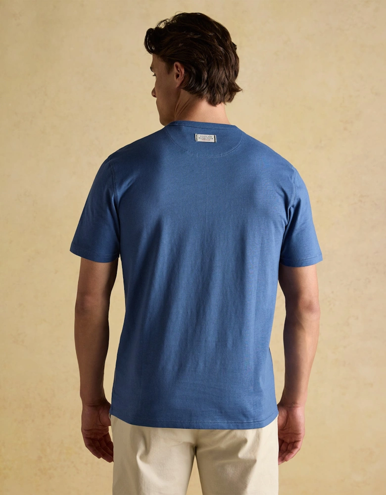 RUGBY CLUB TEE Mens T Shirt Blue