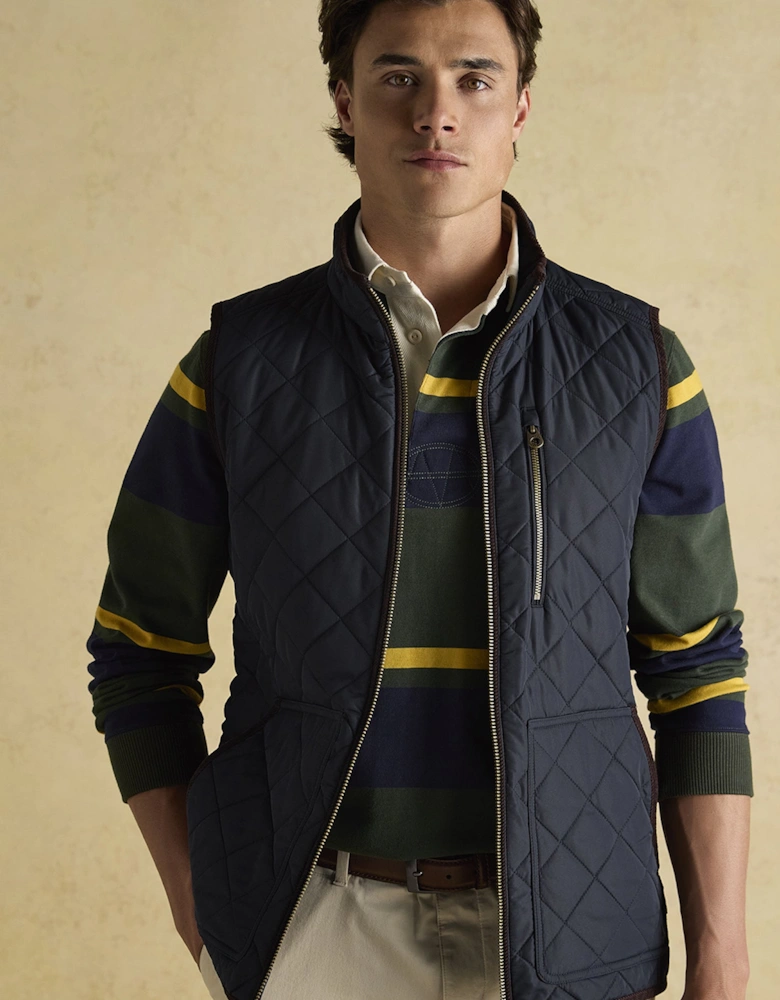 MAYNARD Mens Gilet Navy