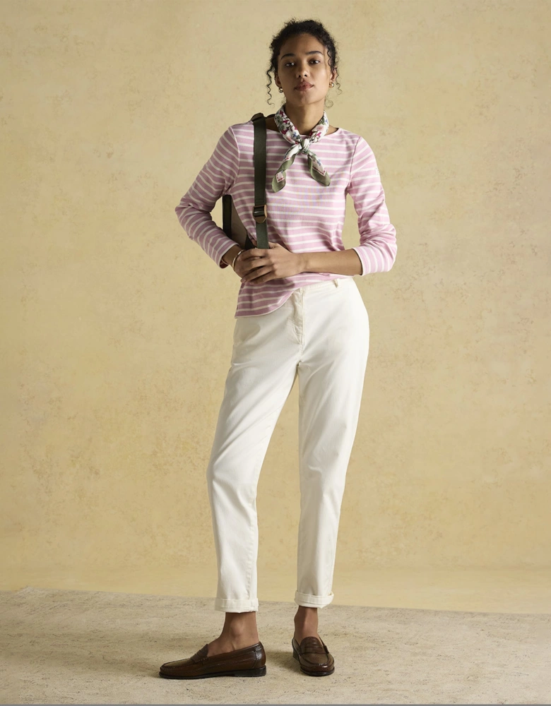 HARBOUR Womens Top Pink Stripe