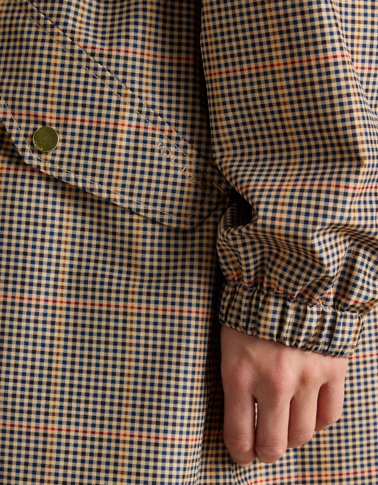 HOLKHAM Womens Hooded Coat Henson Check