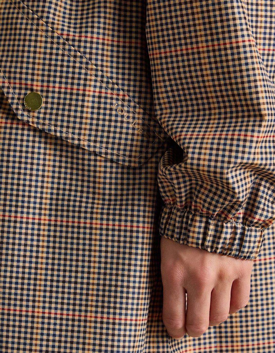 HOLKHAM Womens Hooded Coat Henson Check