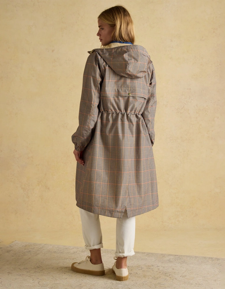 HOLKHAM Womens Hooded Coat Henson Check