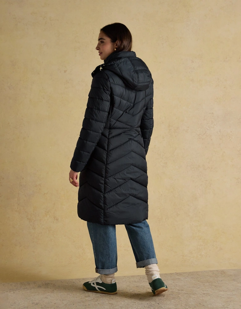 PEMBURY Womens Long Coat Navy