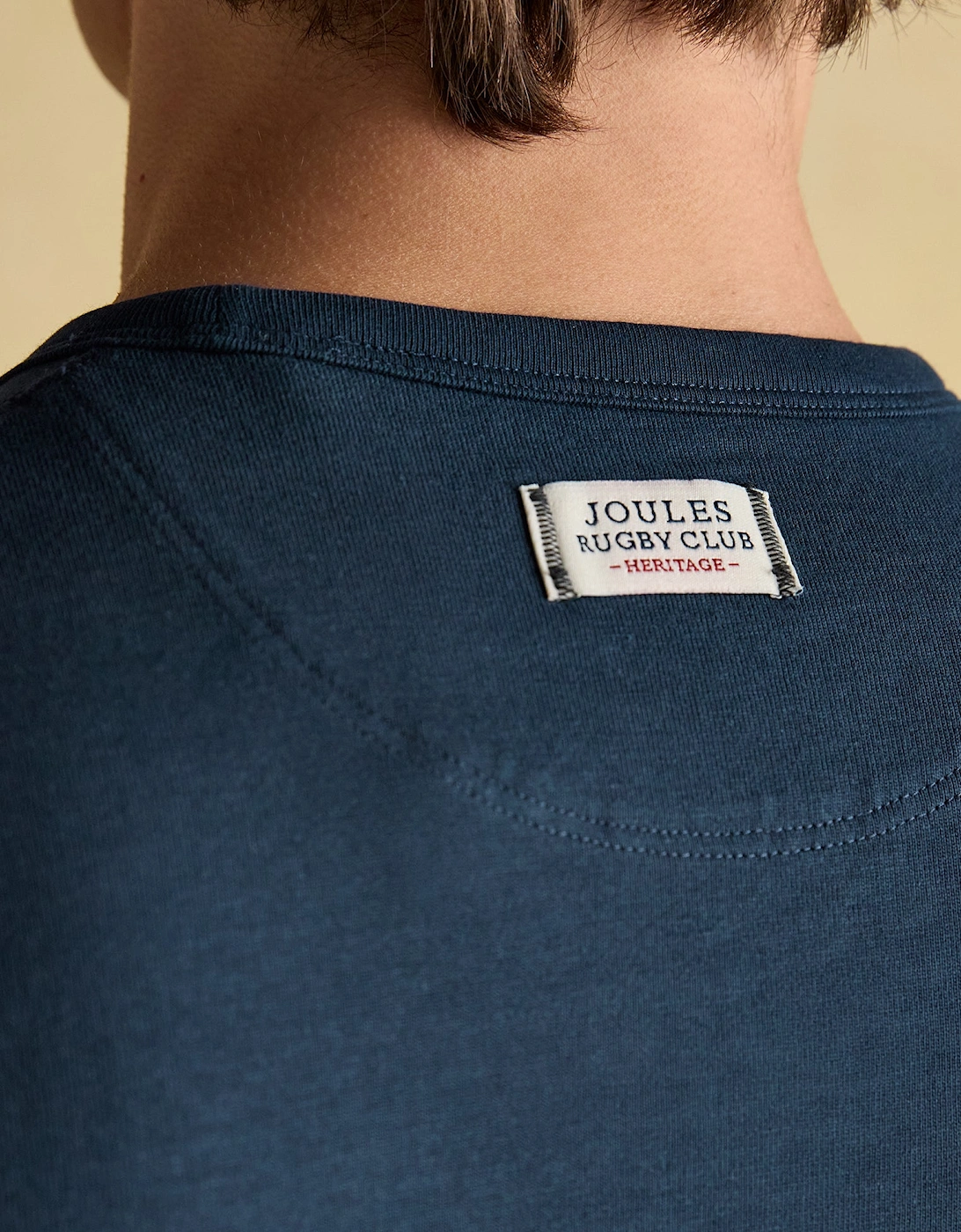 RUGBY CLUB TEE Mens T Shirt Navy