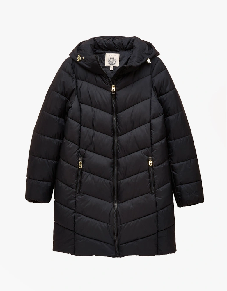 MOORSDALE Womens Long Coat Navy