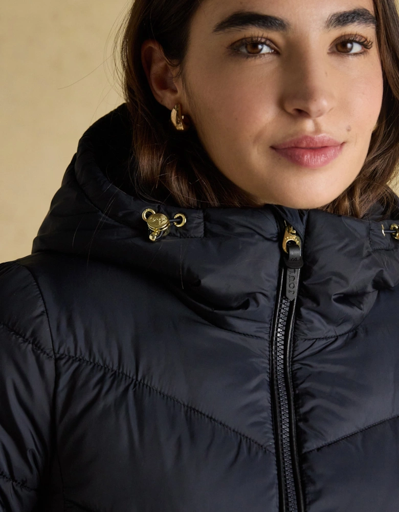 MOORSDALE Womens Long Coat Navy