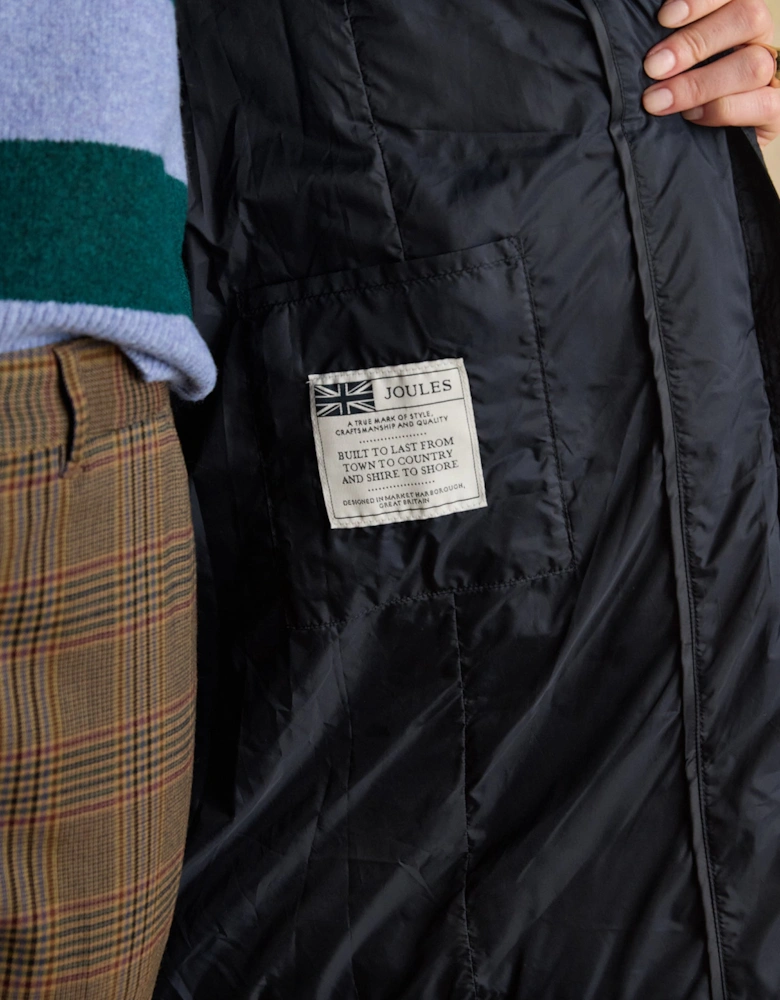 MOORSDALE Womens Long Coat Navy