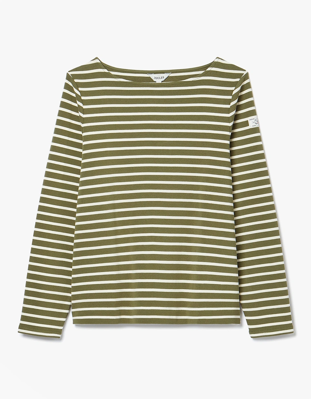 HARBOUR Womens Top Green Stripe, 5 of 4