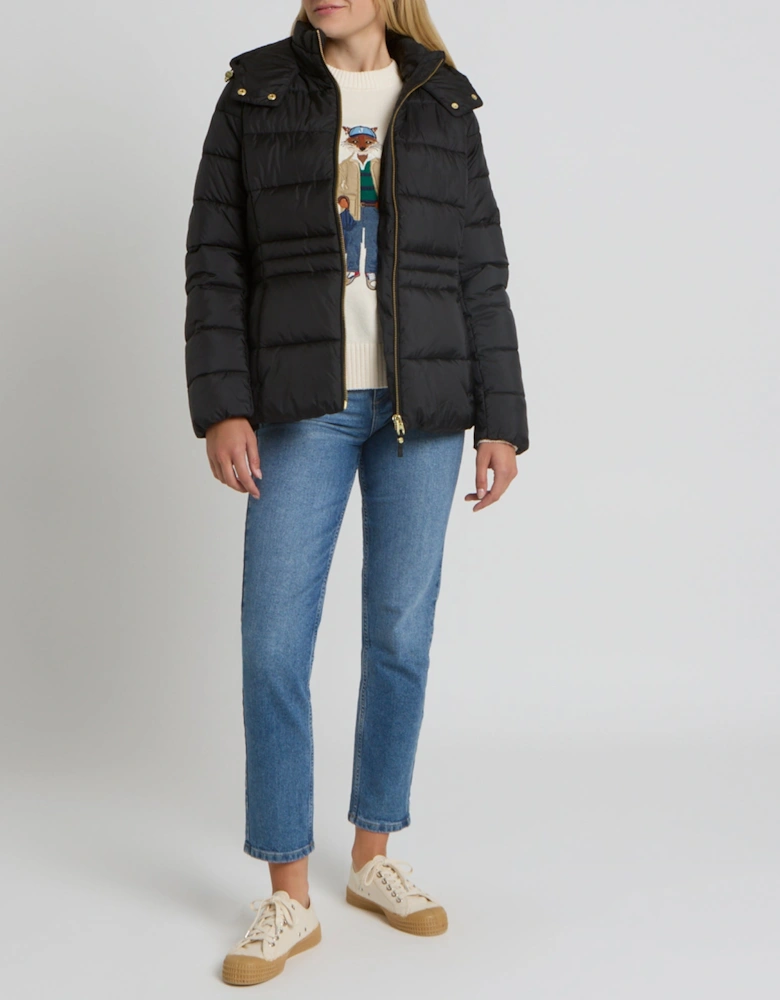 HADLOW Womens Short Coat Black