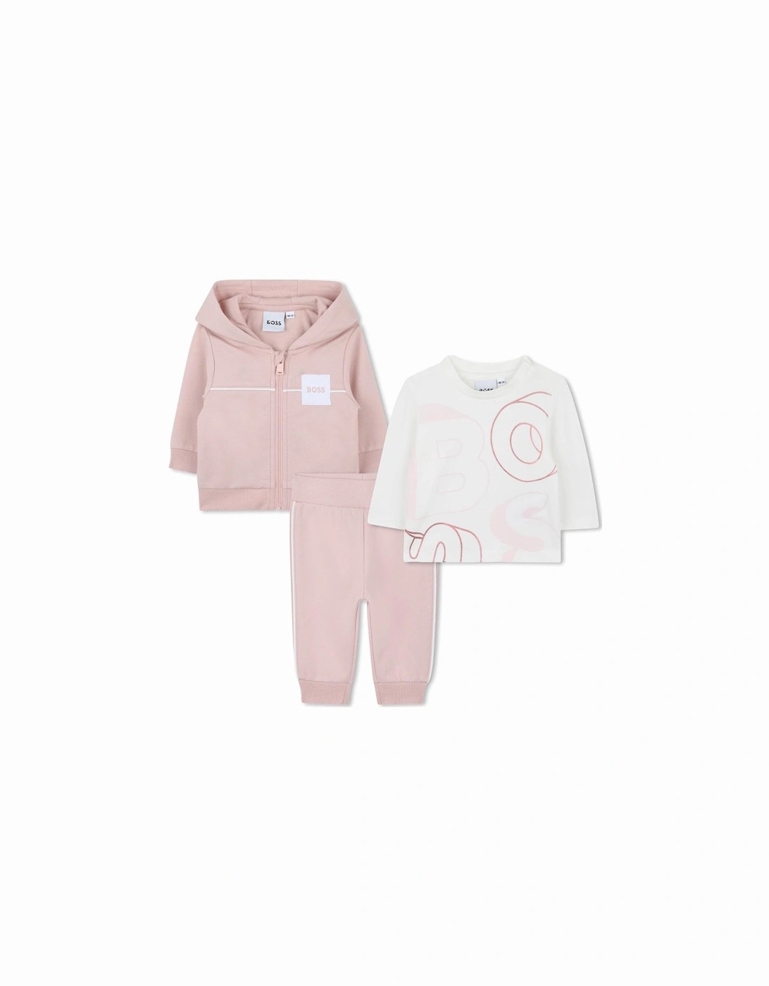BOSS BABY GIRL PINK SET J52504, 5 of 4