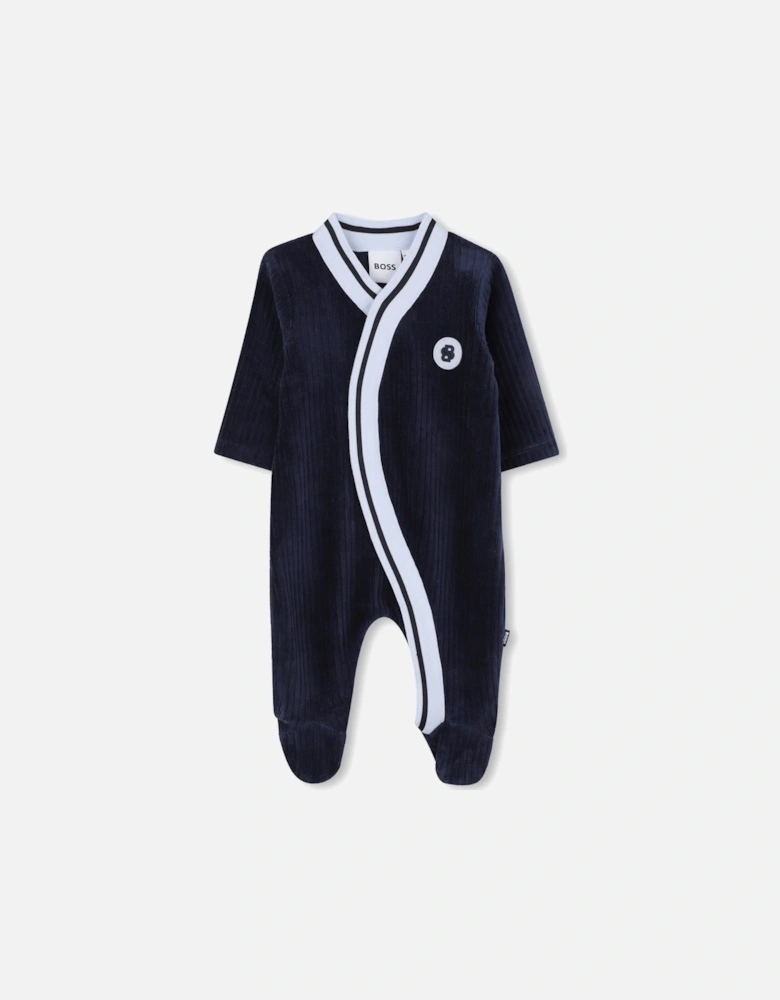 BOSS NAVY BABYGROW J52531