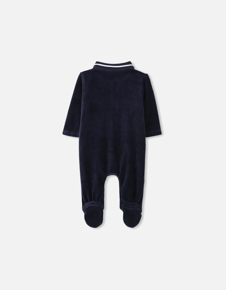 BOSS NAVY BABYGROW J52522